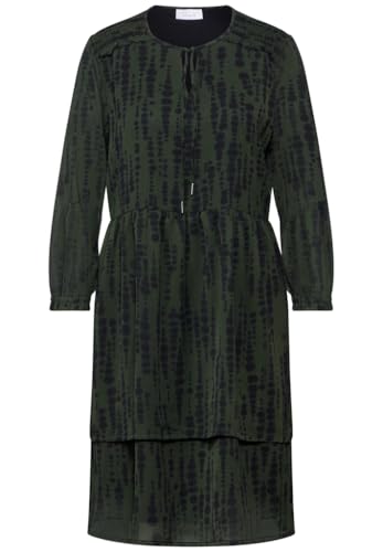 Street One Studio Damen F144278 Bedrucktes Chiffon-Kleid Oil Green 36 Street One Studio Damen F144278 Bedrucktes Chiffon-Kleid Oil Green 36 von Street One Studio