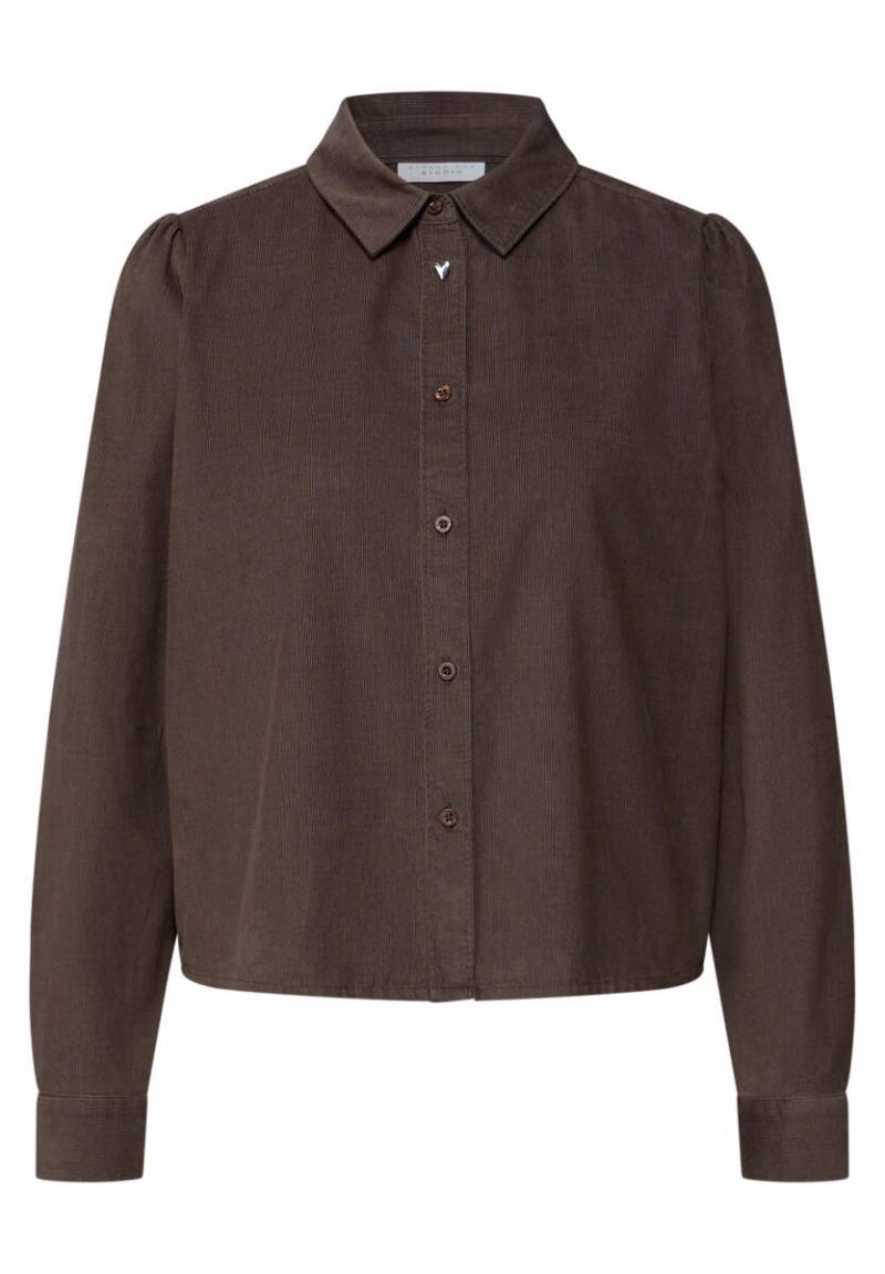Street One Studio - Cord Hemdbluse braun - Gr. - 40 von Street One Studio