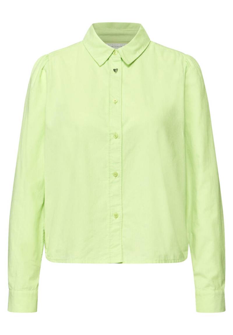 Street One Studio - Cord Hemdbluse grün - Gr. - 40 von Street One Studio