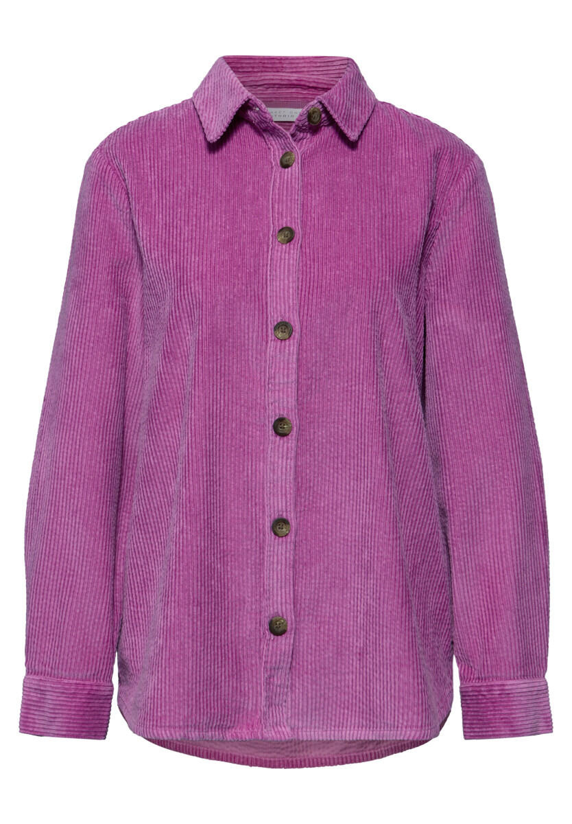Street One Studio - Cord-Hemdbluse pink - Gr. - 36 von Street One Studio