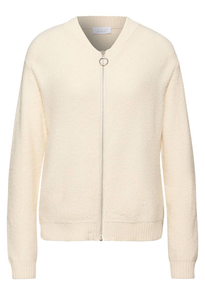 Street One Studio - Cosy Bouclé Cardigan beige - Gr. - 38 von Street One Studio