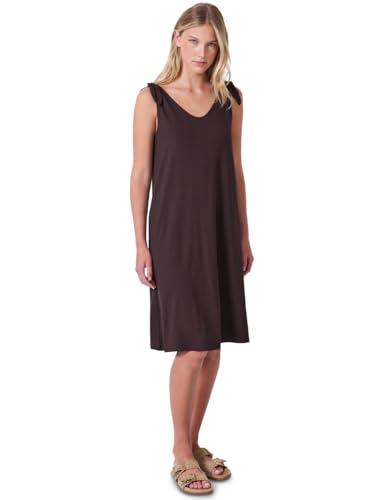 Street One Studio Damen 1408798 Jersey-Kleid mit Knoten, Fudge red, 40 Street One Studio Damen 1408798 Jersey-Kleid mit Knoten, Fudge red, 40 von Street One Studio