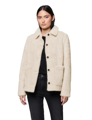 Street One Studio Damen 2115551 Fake Fur Overshirt, Savannah Sand, 42 Street One Studio Damen 2115551 Fake Fur Overshirt, Savannah Sand, 42 von Street One Studio