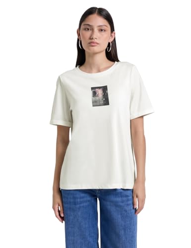 Street One Studio Damen 3227702 T-Shirt mit Fotoprint, Off White, 44 Street One Studio Damen 3227702 T-Shirt mit Fotoprint, Off White, 44 von Street One Studio