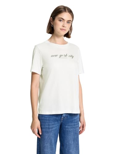 Street One Studio Damen 3227705 T-Shirt mit Wording, Off White, 46 Street One Studio Damen 3227705 T-Shirt mit Wording, Off White, 46 von Street One Studio