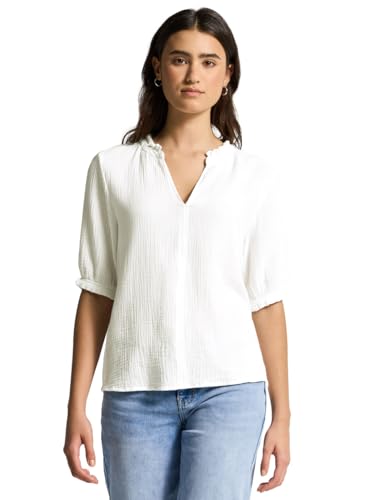 Street One Studio Damen 3411866 Musselin Tunika, Off White, 38 Street One Studio Damen 3411866 Musselin Tunika, Off White, 38 von Street One Studio