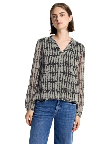 Street One Studio Damen 3411996 V-Neck Chiffon Tunika, Black, 46 Street One Studio Damen 3411996 V-Neck Chiffon Tunika, Black, 46 von Street One Studio