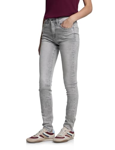 Street One Studio Damen 3716295 Skinny Fit Jeans, Light Grey Random, 30W x 28L von Street One Studio