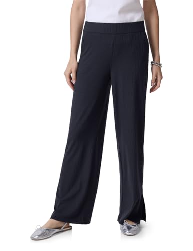 Street One Studio Damen 3716515 Jersey-Hose mit Schlitzen, Dark Void Blue, 38 W/30 L Street One Studio Damen 3716515 Jersey-Hose mit Schlitzen, Dark Void Blue, 38 W/30 L von Street One Studio