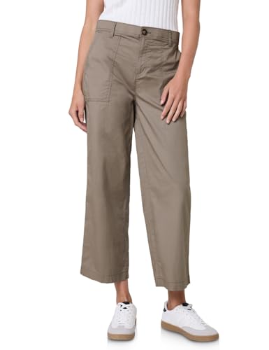 Street One Studio Damen 3716524 Straight Leg Hose, Dark Sandshell beige, 40W x 28L von Street One Studio