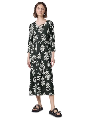 Street One Studio Damen F144451 Volant Kleid, Desert Pine Green, 40 von Street One Studio