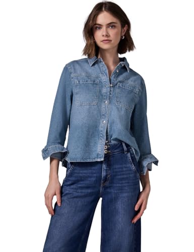 Street One Studio Damen Cropped Jeans Overshirt von Street One Studio
