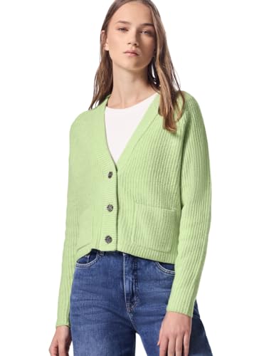 Street One Studio Damen F253899 Kurzer Cardigan Patina Green Mel. 38 von Street One Studio