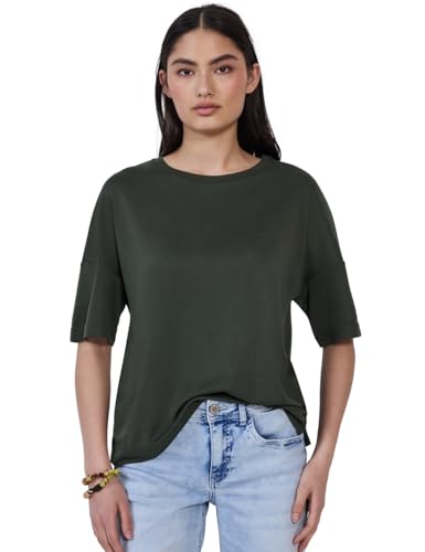 Street One Studio Damen F323200 T-Shirt, Desert Pine Green, 42 Street One Studio Damen F323200 T-Shirt, Desert Pine Green, 42 von Street One Studio