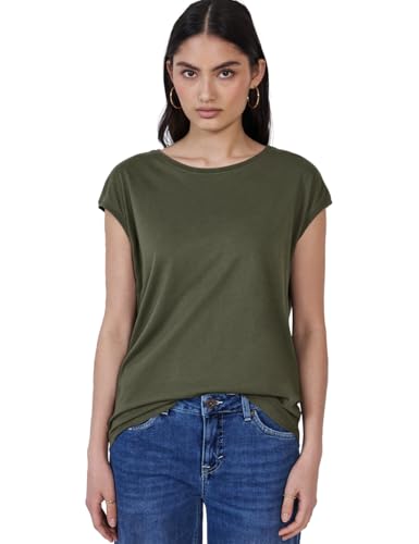 Street One Studio Damen F323207 Shirt in Unifarbe, Peridot Green, 40 von Street One Studio