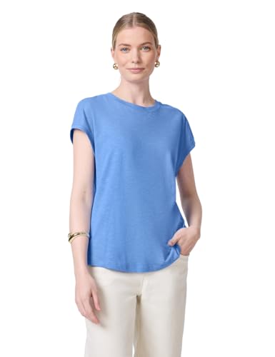 Street One Studio Damen F323390 Shirt mit Schulterdetail, Sunset Blue, 36 Street One Studio Damen F323390 Shirt mit Schulterdetail, Sunset Blue, 36 von Street One Studio