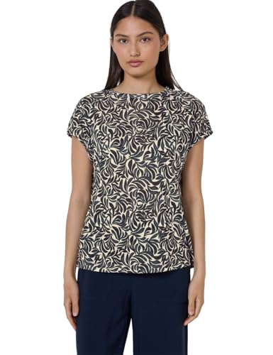 Street One Studio Damen F323398 Bedrucktes Leinen-Look Shirt, Light Sunstone Beige, 42 Street One Studio Damen F323398 Bedrucktes Leinen-Look Shirt, Light Sunstone Beige, 42 von Street One Studio