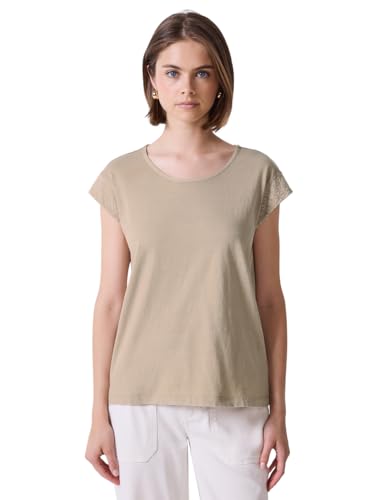Street One Studio Damen F323593 Shirt im Washed-Look, Sandshell Beige, 36 von Street One Studio