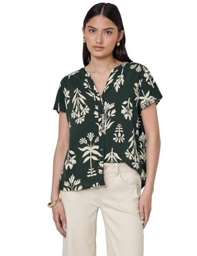 Street One Studio Damen F345669 Bluse, Desert Pine Green, 40 Street One Studio Damen F345669 Bluse, Desert Pine Green, 40 von Street One Studio