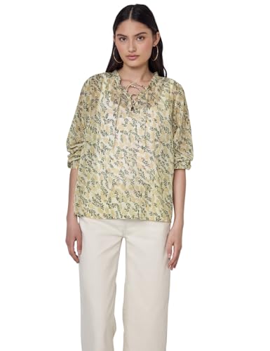 Street One Studio Damen F345670 Bluse, Blend Yellow, 38 Street One Studio Damen F345670 Bluse, Blend Yellow, 38 von Street One Studio