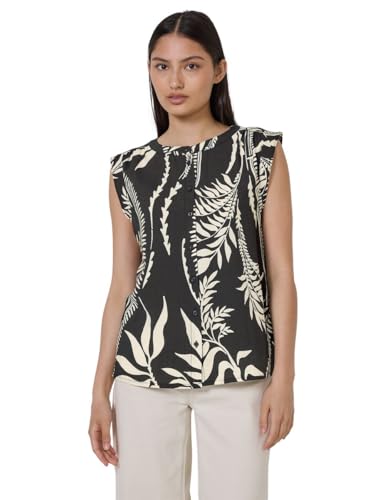 Street One Studio Damen F345746 Blusentop mit Rüschen, Schwarz, 40 von Street One Studio