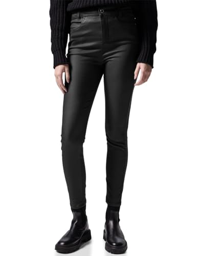 Street One Studio Damen F378431 LTD QR_Studio_Slim Fit CoatingHW, Schwarz, 34W / 30L EU von Street One Studio