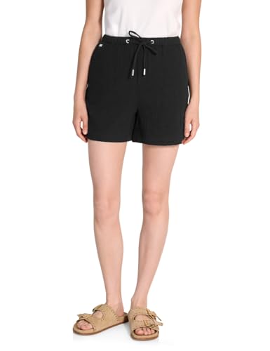Street One Studio Damen F378707 Musselin Shorts, Schwarz, 42 Street One Studio Damen F378707 Musselin Shorts, Schwarz, 42 von Street One Studio