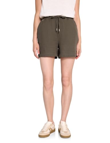 Street One Studio Damen F378707 Musselin Shorts, Acron Brown, 34 Street One Studio Damen F378707 Musselin Shorts, Acron Brown, 34 von Street One Studio