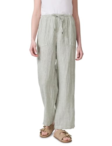 Street One Studio Damen F378732 Straight Leg Leinenhose, Peridot Green, 38W / 30L Street One Studio Damen F378732 Straight Leg Leinenhose, Peridot Green, 38W / 30L von Street One Studio