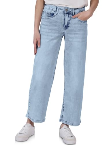 Street One Studio Damen F379089 Jeans Culotte, Authentic Bleached Wash, 32W / 28L von Street One Studio