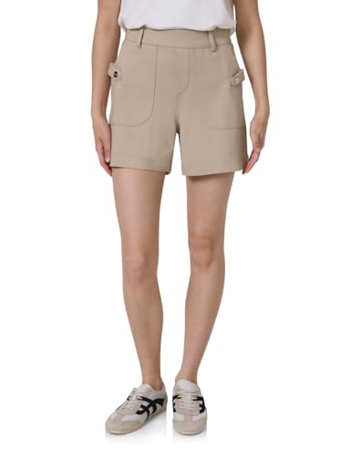 Street One Studio Damen F379269 Shorts im Loose Fit, Sandshell Beige, 40 von Street One Studio