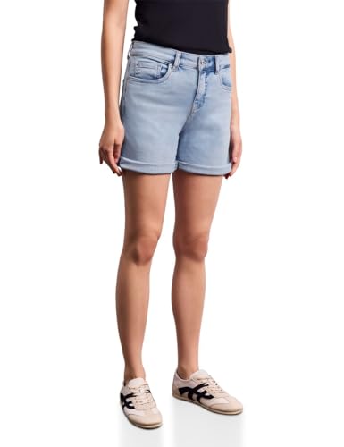 Street One Studio Damen F379276 Jeansshorts im Casual Fit, Ultra Bleach Random, 30 Street One Studio Damen F379276 Jeansshorts im Casual Fit, Ultra Bleach Random, 30 von Street One Studio