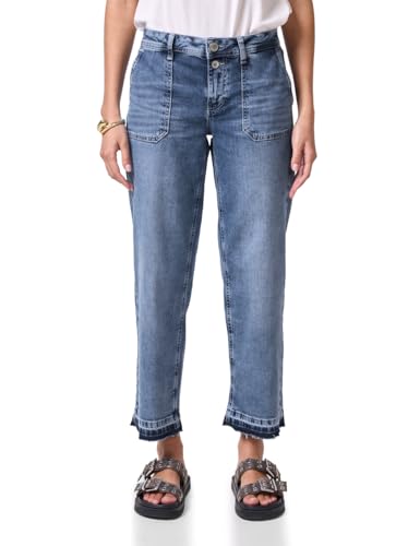 Street One Studio Damen F379474 Straight Leg Jeans, Medium Blue Washed, 29W / 28L Street One Studio Damen F379474 Straight Leg Jeans, Medium Blue Washed, 29W / 28L von Street One Studio