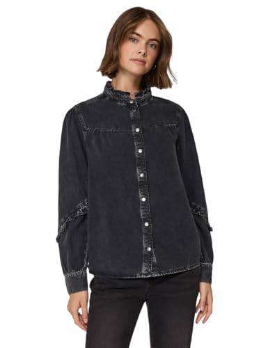 Street One Studio Damen Jeansbluse mit Rüschen von Street One Studio