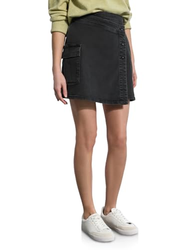 Street One Studio Damen Jeansrock in Wickel-Optik von Street One Studio