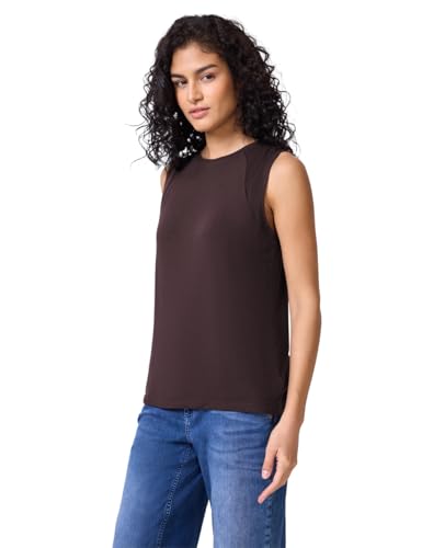 Street One Studio Damen Jersey-Top mit Chiffon von Street One Studio