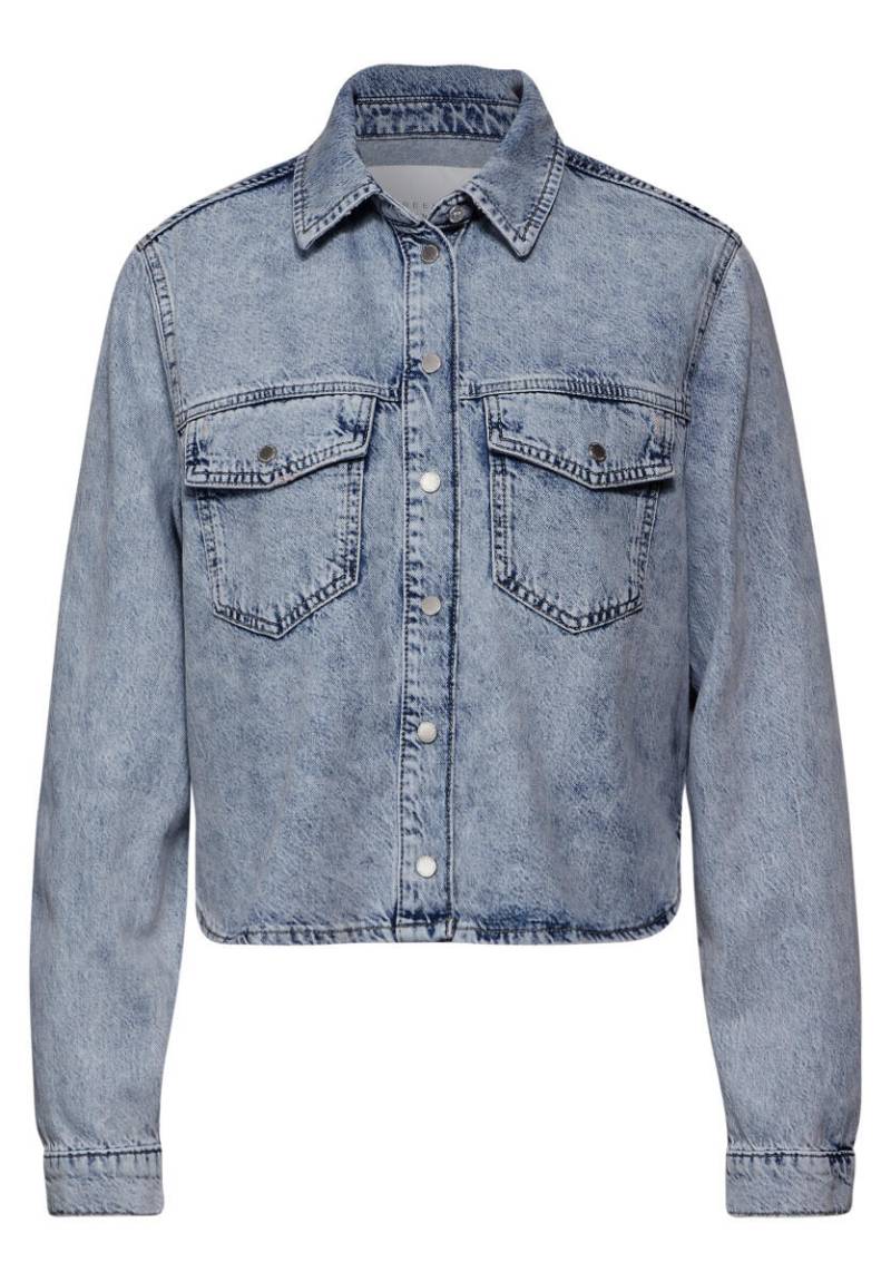 Street One Studio - Denim Hemdbluse blau - Gr. - 34 von Street One Studio
