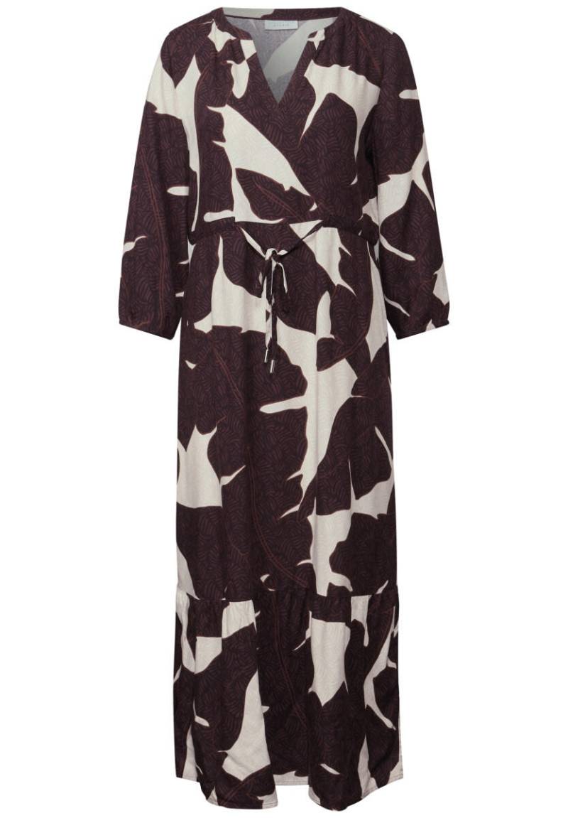 Street One Studio - Gemustertes Maxi-Kleid rot - Gr. - 34 von Street One Studio