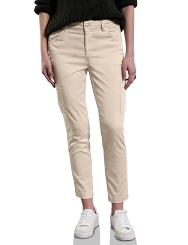 Street One Studio Hose im Cargo-Look Cream beige 36 von Street One Studio