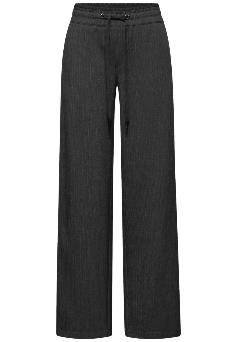 Street One Studio - Hose mit Gallonstreifen grau - Gr. - 34/32 von Street One Studio