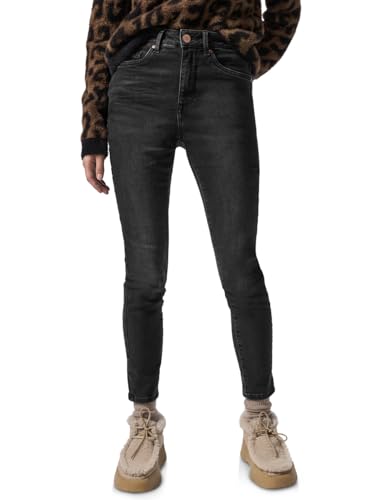 Street One Studio Damen F378324 Jeans Im Skinny Fit, Black Washed, 27W / 28L EU von Street One Studio