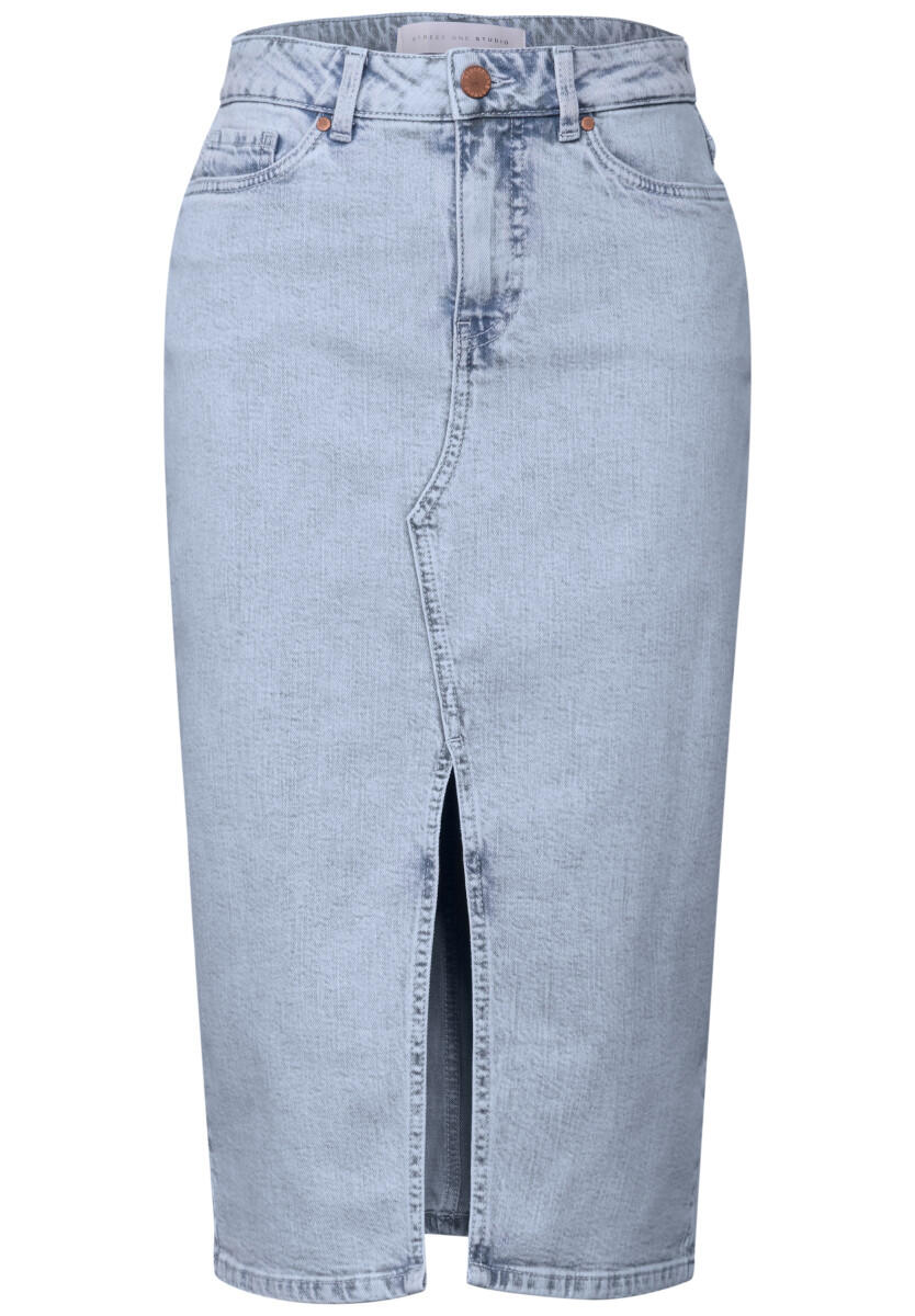 Street One Studio - Jeansrock im Bleached-Look blau - Gr. - 36 von Street One Studio
