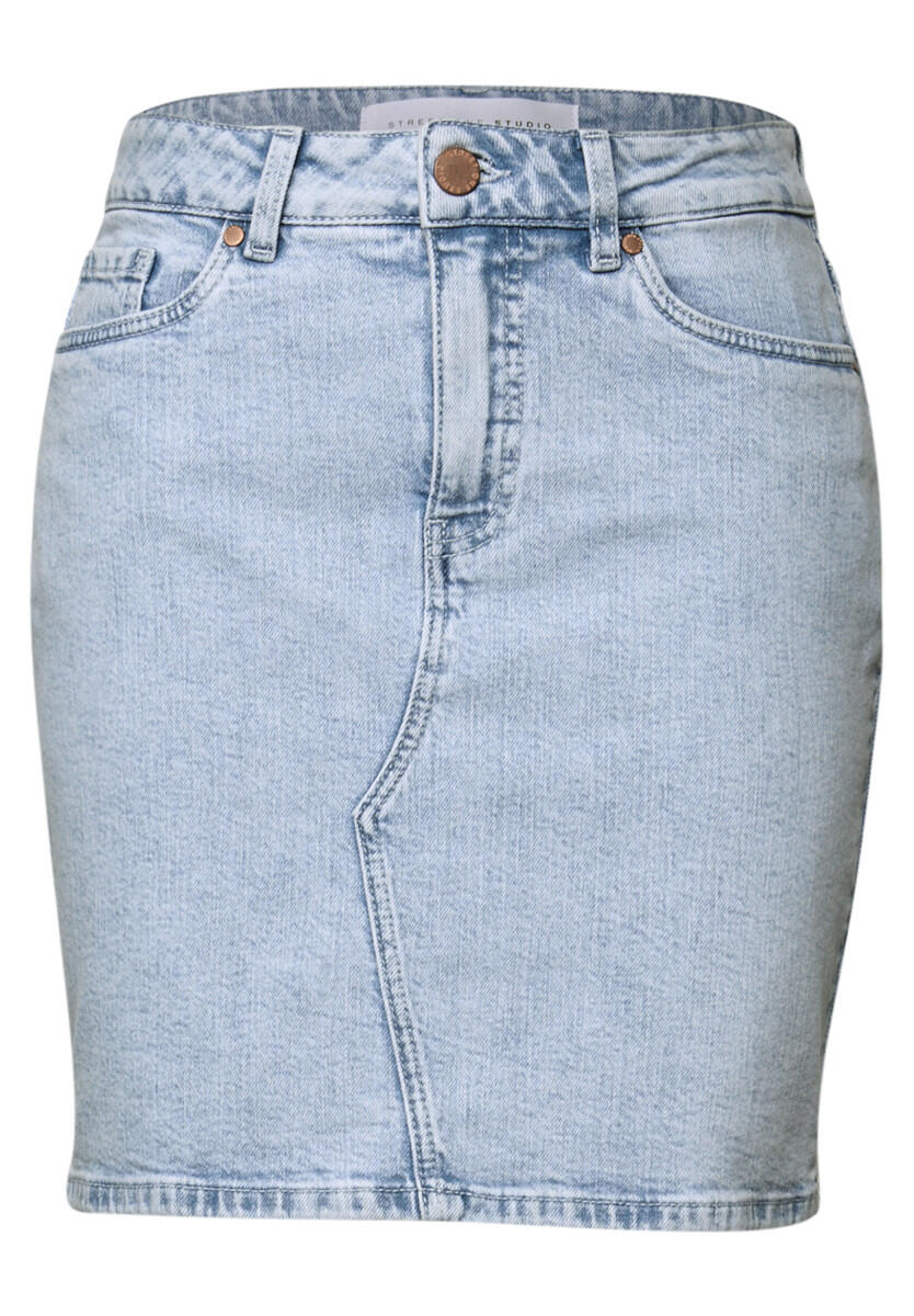 Street One Studio - Jeansrock im Bleached-Look blau - Gr. - 40 von Street One Studio