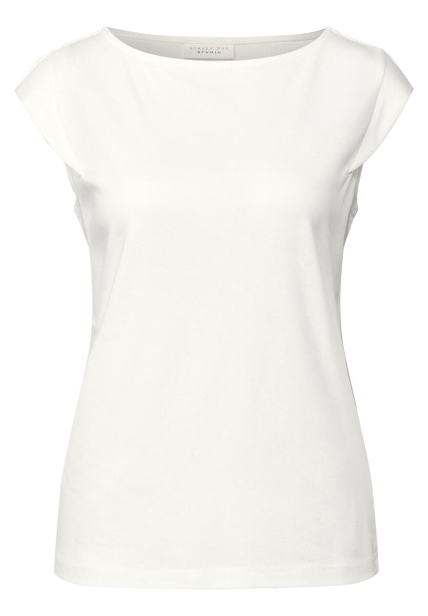 Street One Studio - Jersey-Top weiß - Gr. - 36 von Street One Studio