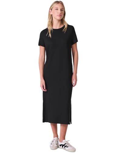 Street One Studio Damen 1408797 Kleid mit Rippstruktur, Black, 38 von Street One Studio