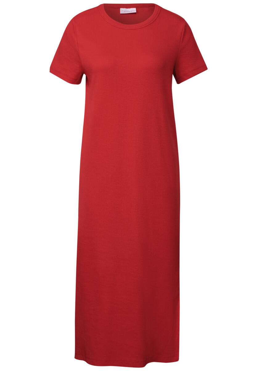 Street One Studio - Kleid mit Rippstruktur rot - Gr. - 40 von Street One Studio