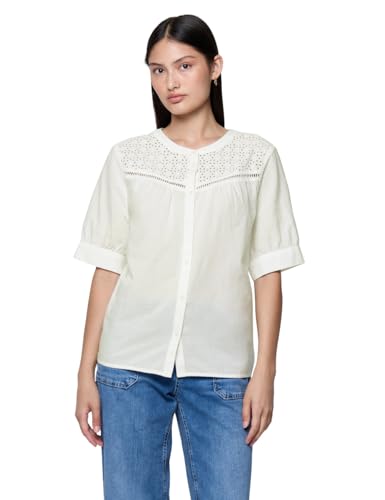 Street One Studio Damen Kurzarmbluse mit Stickerei von Street One Studio