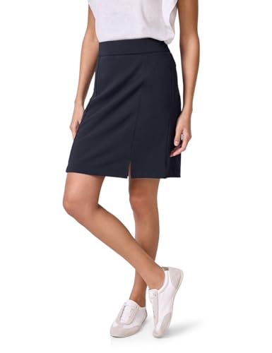 Street One Studio Damen F361763 Kurzer Bleistiftrock, Dark Void Blue, 40 von Street One Studio