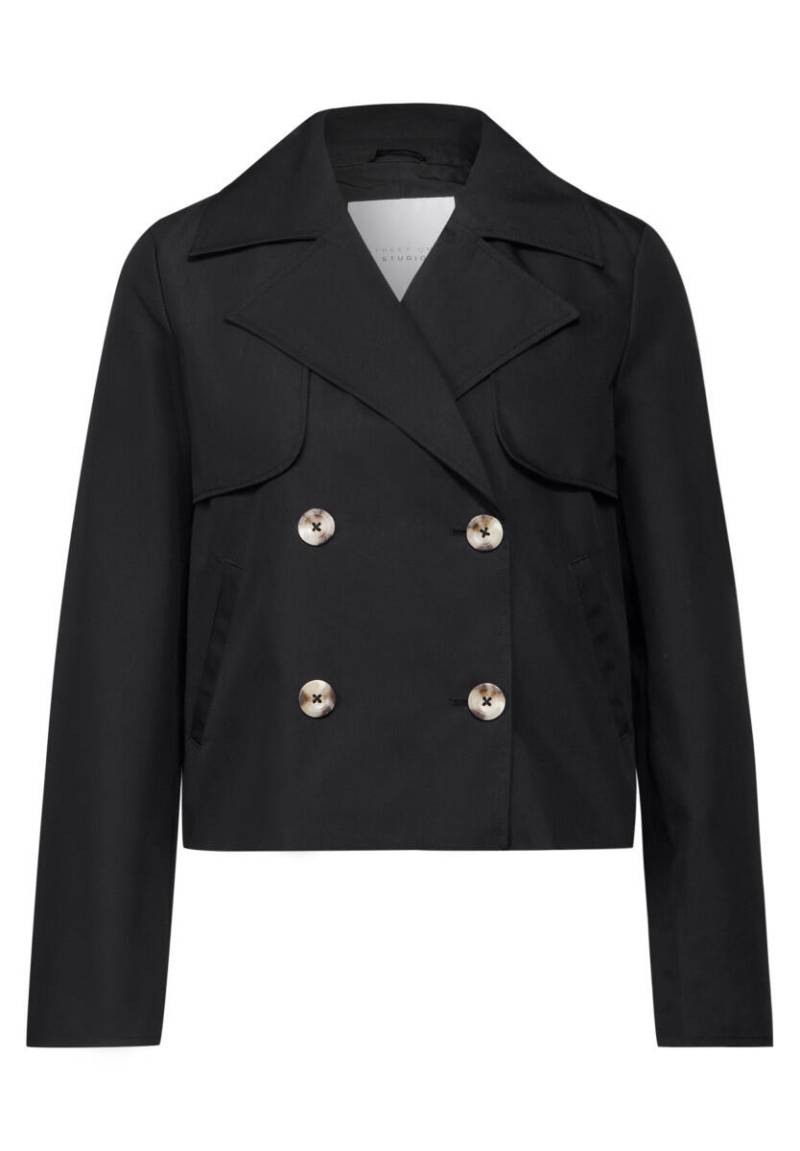 Street One Studio - Kurzer Trenchcoat schwarz - Gr. - 46 von Street One Studio