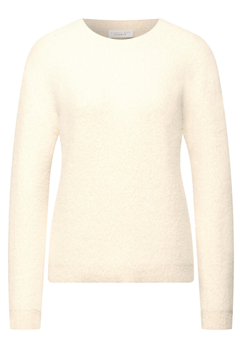 Street One Studio - Kuscheliger Rundhalspullover beige - Gr. - 42 von Street One Studio